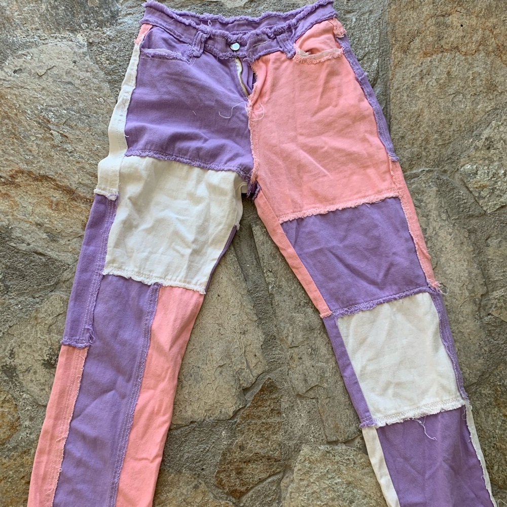 Patchwork jeans size 27